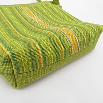 Amazon.co.jp: ショルダーバッグ 八重山みんさー織 グリーン系