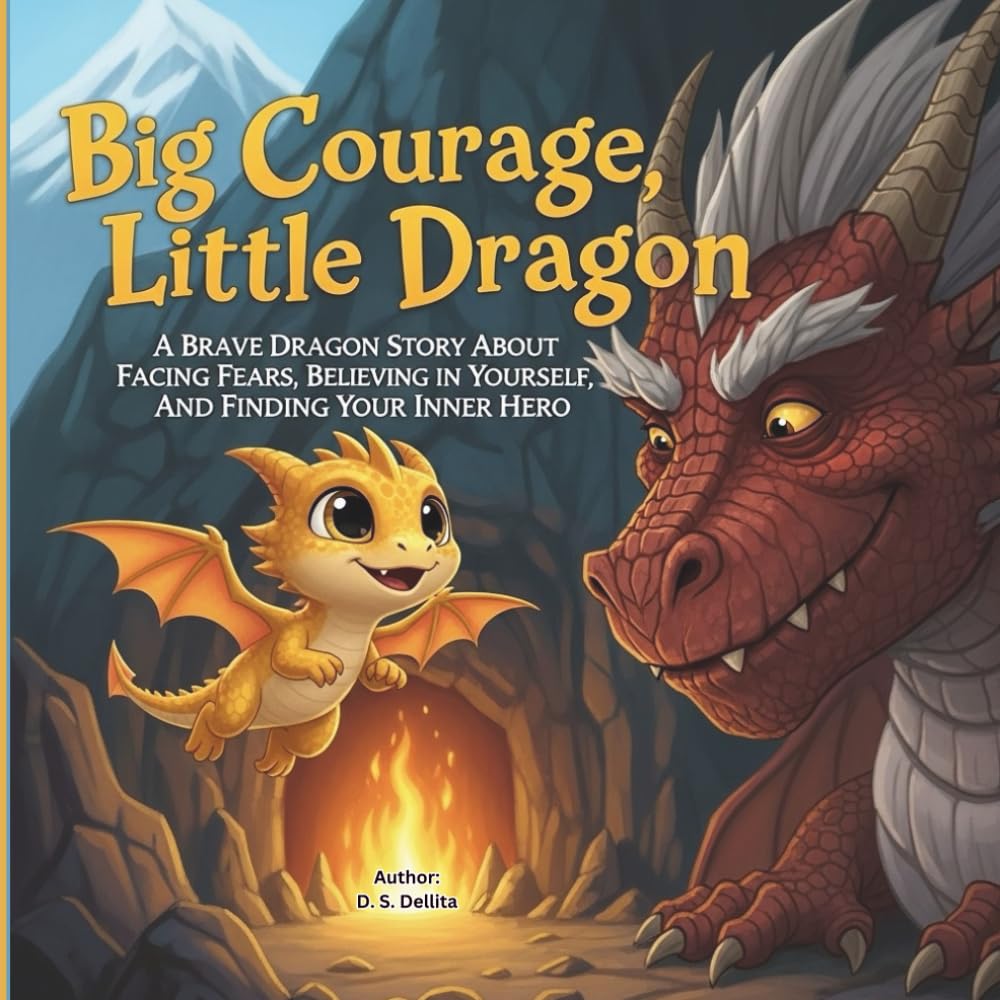 Big Courage, Little Dragon: A Brave Dragon Story About Facing Fears, Believing in Yourself, and Finding Your Inner Hero