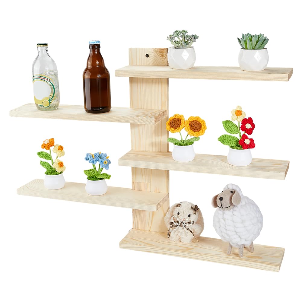 Étagères pour mur en bois PH PandaHall pour éliminer le désordre dans la cuisine