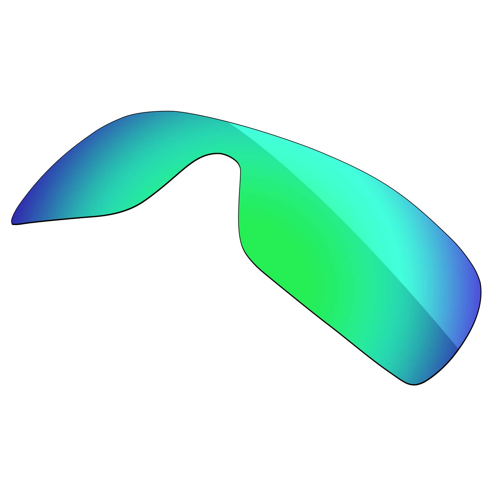 5 lentes polarizados de repuesto compatibles con gafas de sol Oakley Batwolf OO9101, paquete combinado