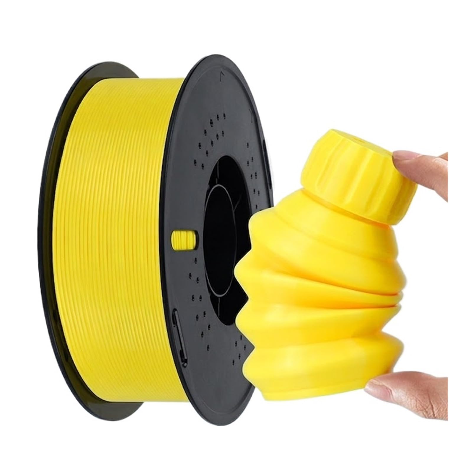 Filament TPU-95A flexible jaune haute résistance pour KINGROON