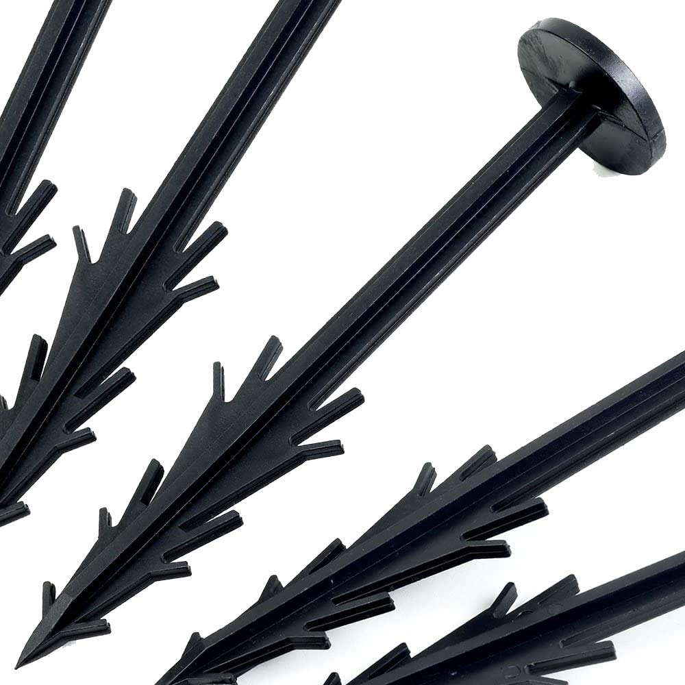GardenersDream 150mm (6") Weed Membrane Pegs - Durable Easy to Insert Heavy Duty Ground Pegs - Ideal for Garden, Membrane, Landscaping Fabric, Tents & Garden Securing (100pcs)