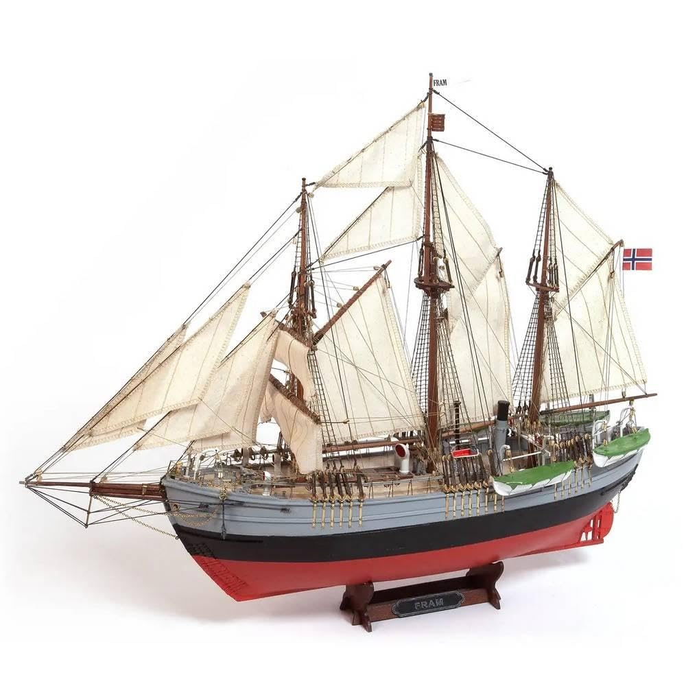 Occre Grey F.r.a.m. 12011 Mounting Kit Wood And Metal Scale 1:85 L 586 Mm Height 441 Mm Width 205 Mm Including Sails