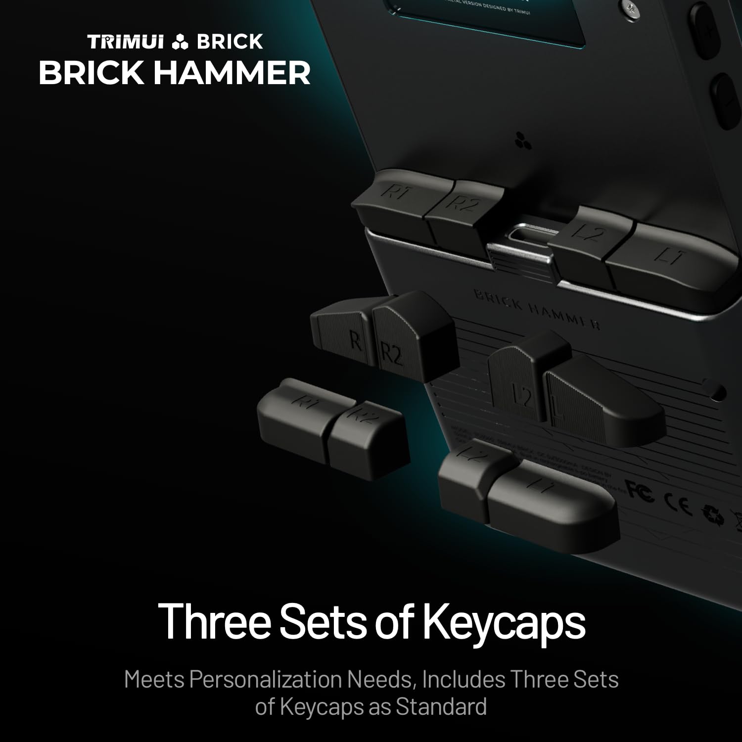 TRIMUI Brick Hammer Retro Console di gioco portatile - Corpo in lega di alluminio CNC in metallo, schermo IPS da 3,2 pollici, memoria 8 GB, espandibile a 1 TB, batteria integrata da 3000 mAh