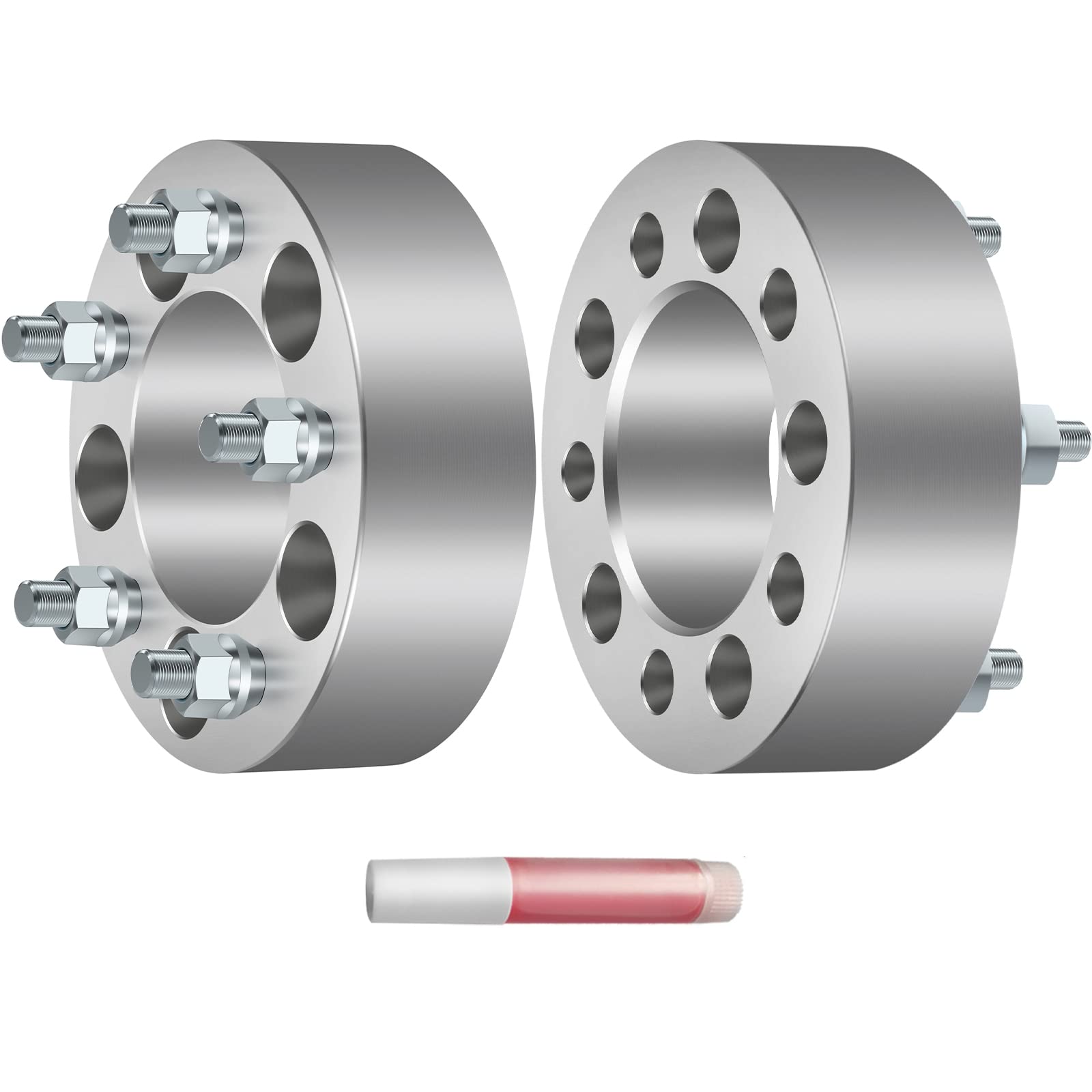 ECCPP 2X 5 Lug 50mm Wheel Spacers 5x4.75 to 5x4.75 12x1.5 87.1mm CB 2 inch fits for 1985-2013 for Corvette1983-2012 for Camaro 2008-2012 for LS460