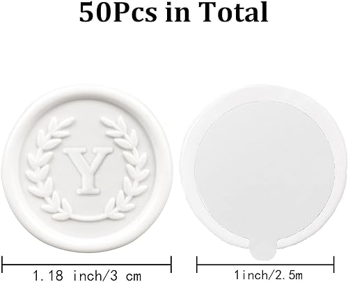 Miniatura 171 de 50 calcomanías adhesivas de cera con letra F, hechas a mano, sin necesidad de sellar, rasgar y usar calcomanías de cera para invitaciones de boda