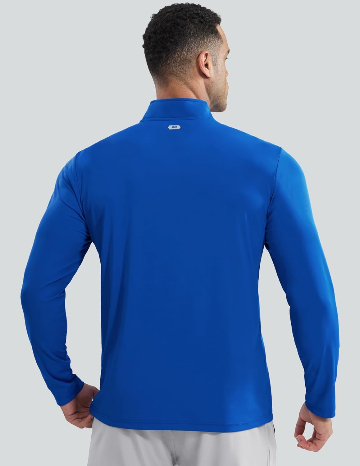 MIER Mens Quarter Zip Pullover Dry Fit Lightweight 1/4 Zip Long Sleeve Shirts for Athletic Running Golf Hiking, UPF 50+ - Image 7