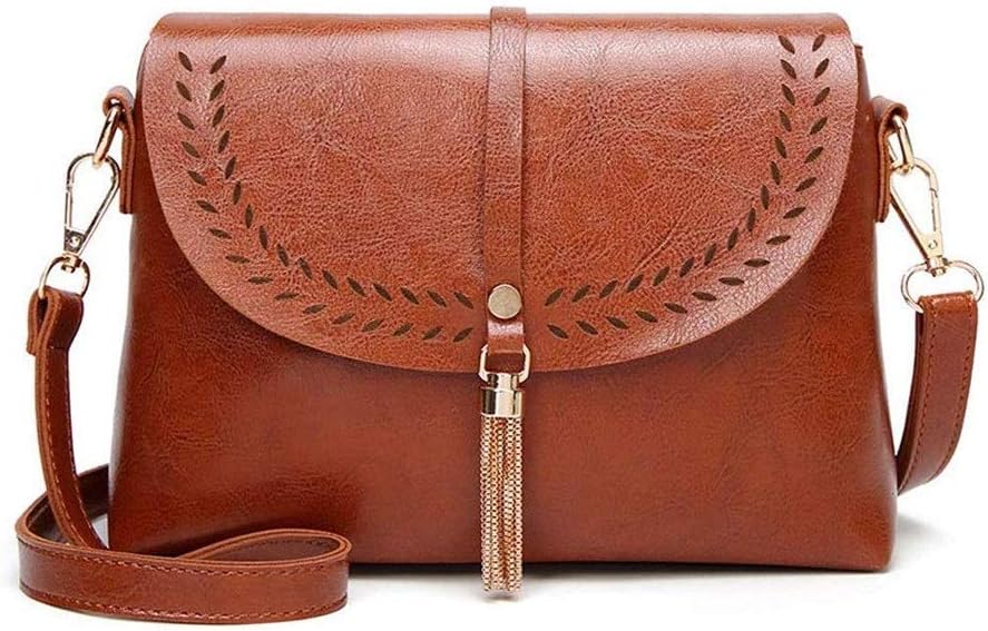 Handbag， Bag ，Light Lady Designer Messenger Travel Shoulder Hollow Tassel Handbag Multi-Pocket Capacity