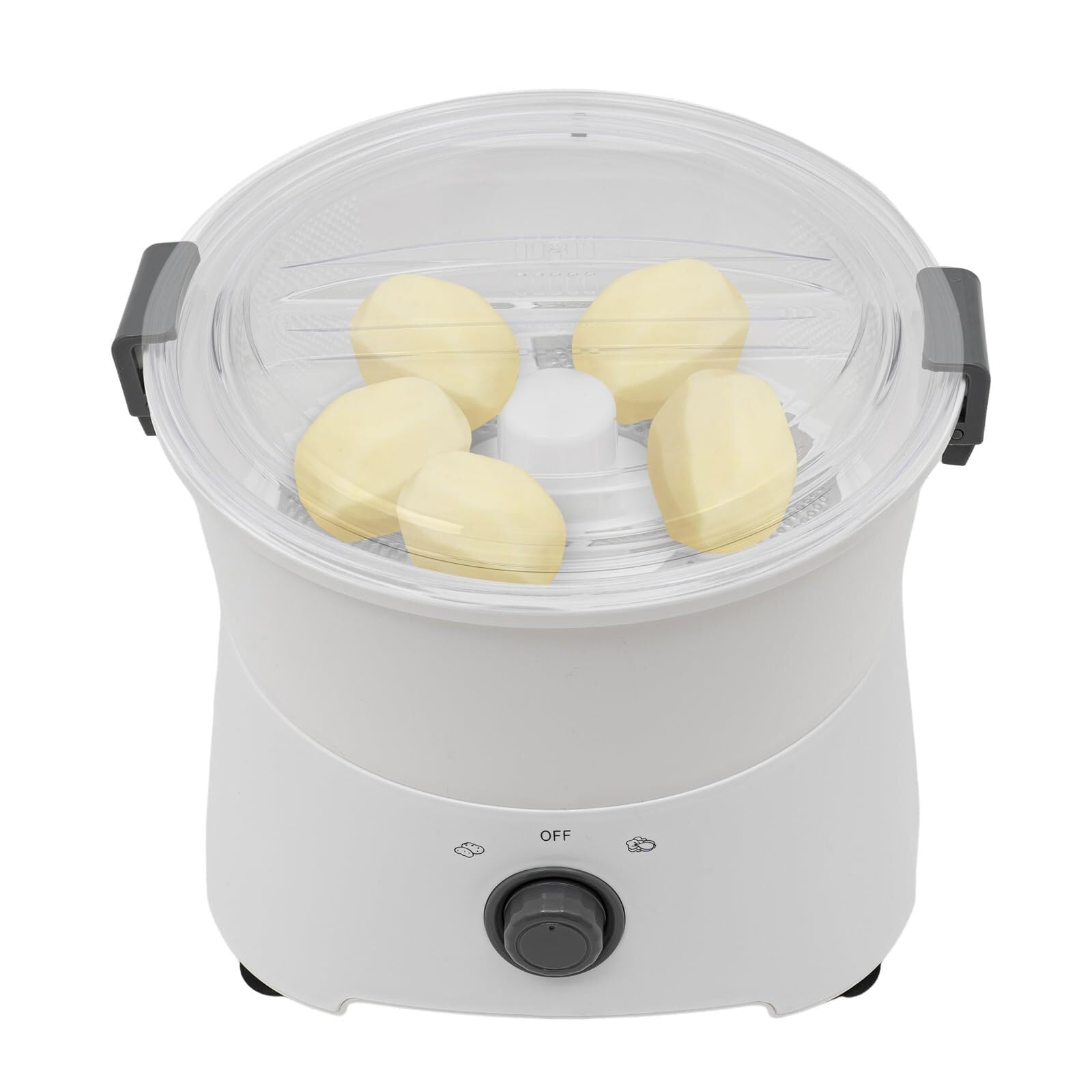 Pelador eléctrico de patatas con operación de un solo botón y motor eficiente de 85W