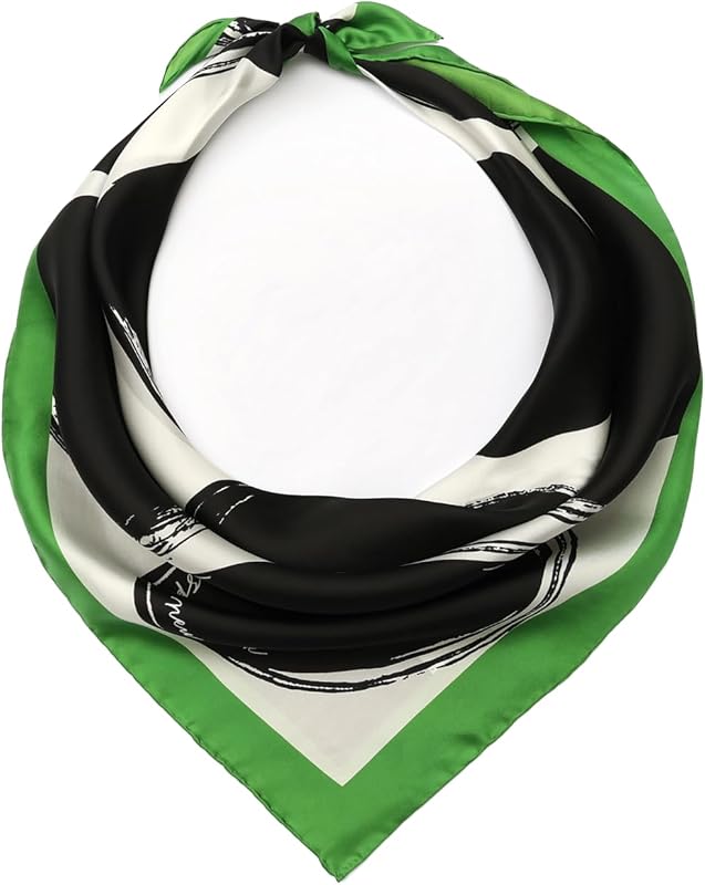 Women's Splodge Silk Square Scarf, Stylish & Lightweight Fashion Accessory for Everyday
