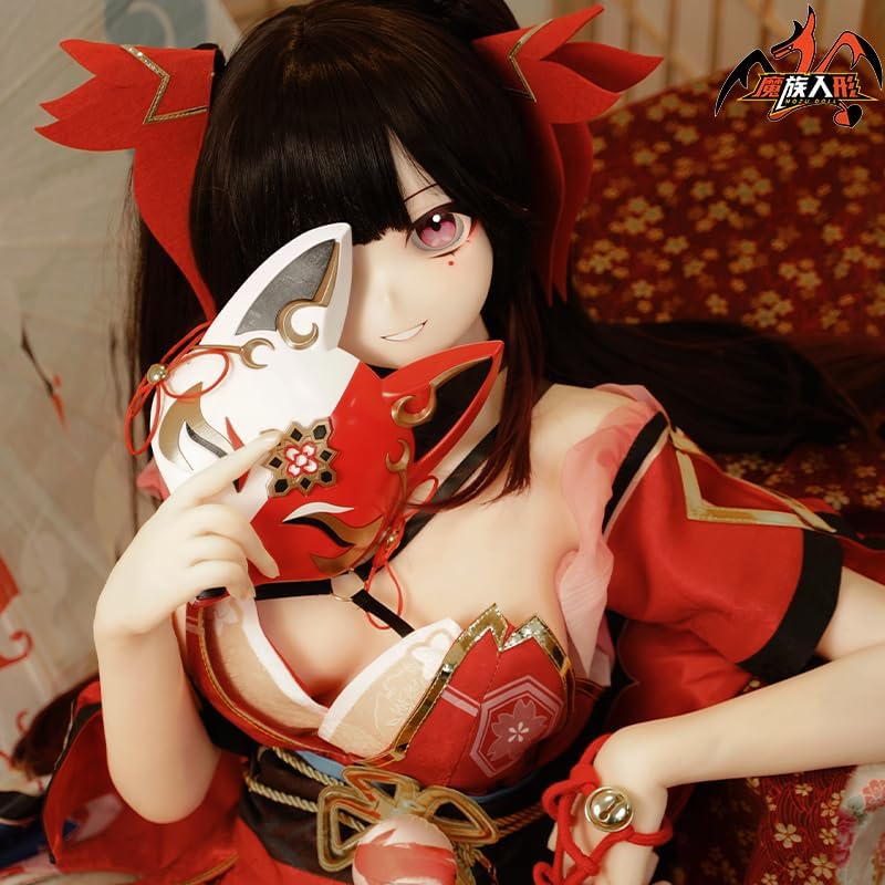 Mozu Sparkle 1/2 Female Seamless Star Rail Action Figures Silicone Material, JYDoll 148cm Flexible Figure Dolls for Cosplay/Photography/Arts (Wig) (Cosplay Edition)