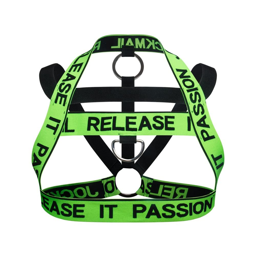 JOCKMAIL Mens Fitness Harness Shoulder Strap Mens Fitness Body Chest Half Harness Athletic Shoulder Strap Harness