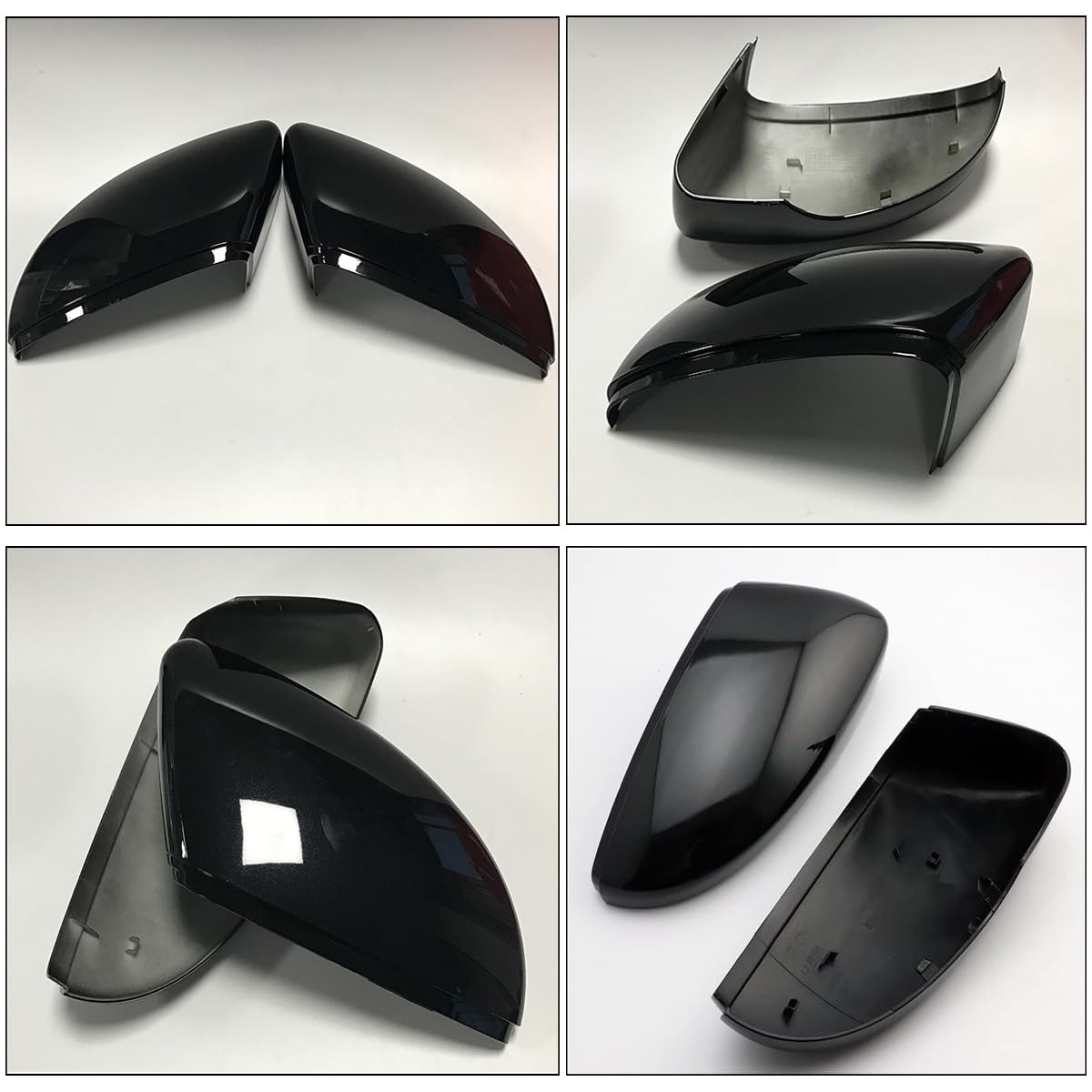 Tappi per specchietto retrovisore auto, 1 paio di coprispecchietti retrovisori compatibili con VW Sagitar Magotan B7 Passat CC Beetle Scirocco