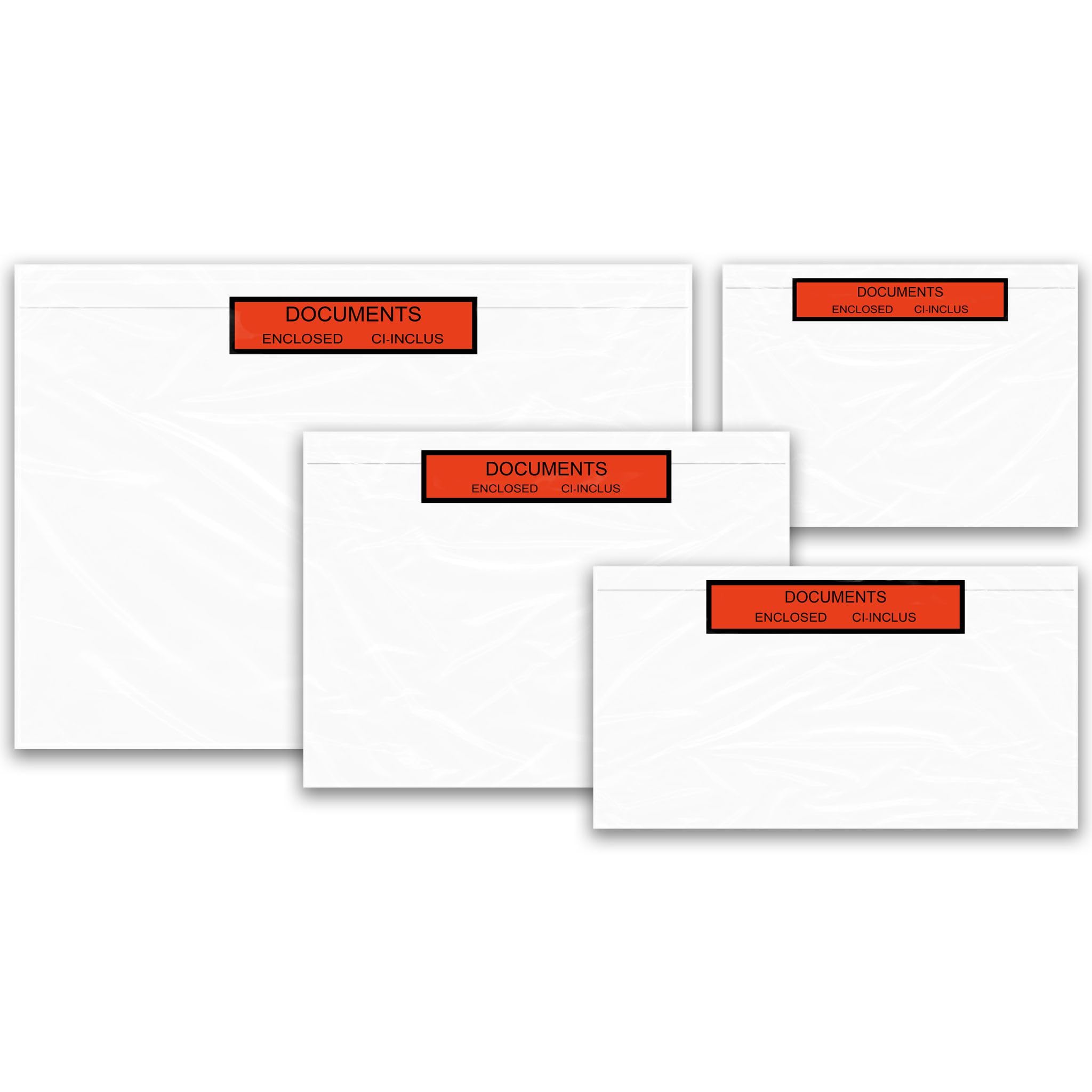 PACKY - Sobres Portadocumentos Adhesivos A5 225x165 mm - 1000 Unidades - Packing List - Sobre Documentación - Transparente