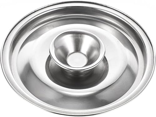 HANABASS Tapa universal de acero inoxidable para ollas, sartenes y sartenes de repuesto para sartén y tapa de sartén de hierro fundido. 3.9 in