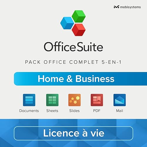 OfficeSuite Home & Business – Licence à vie – Documents,