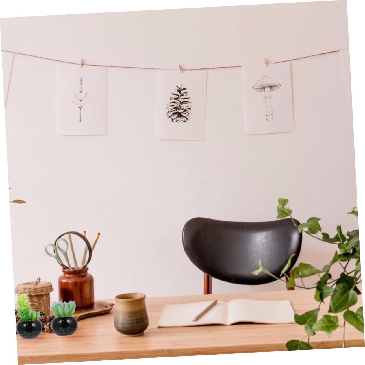 4stücke Künstlicher Mini-Bonsai Künstliche Sukkulenten Künstliche Topfpflanze Grünpflanze Als Dekoration Tischdekoration Für Zuhause Und Büro