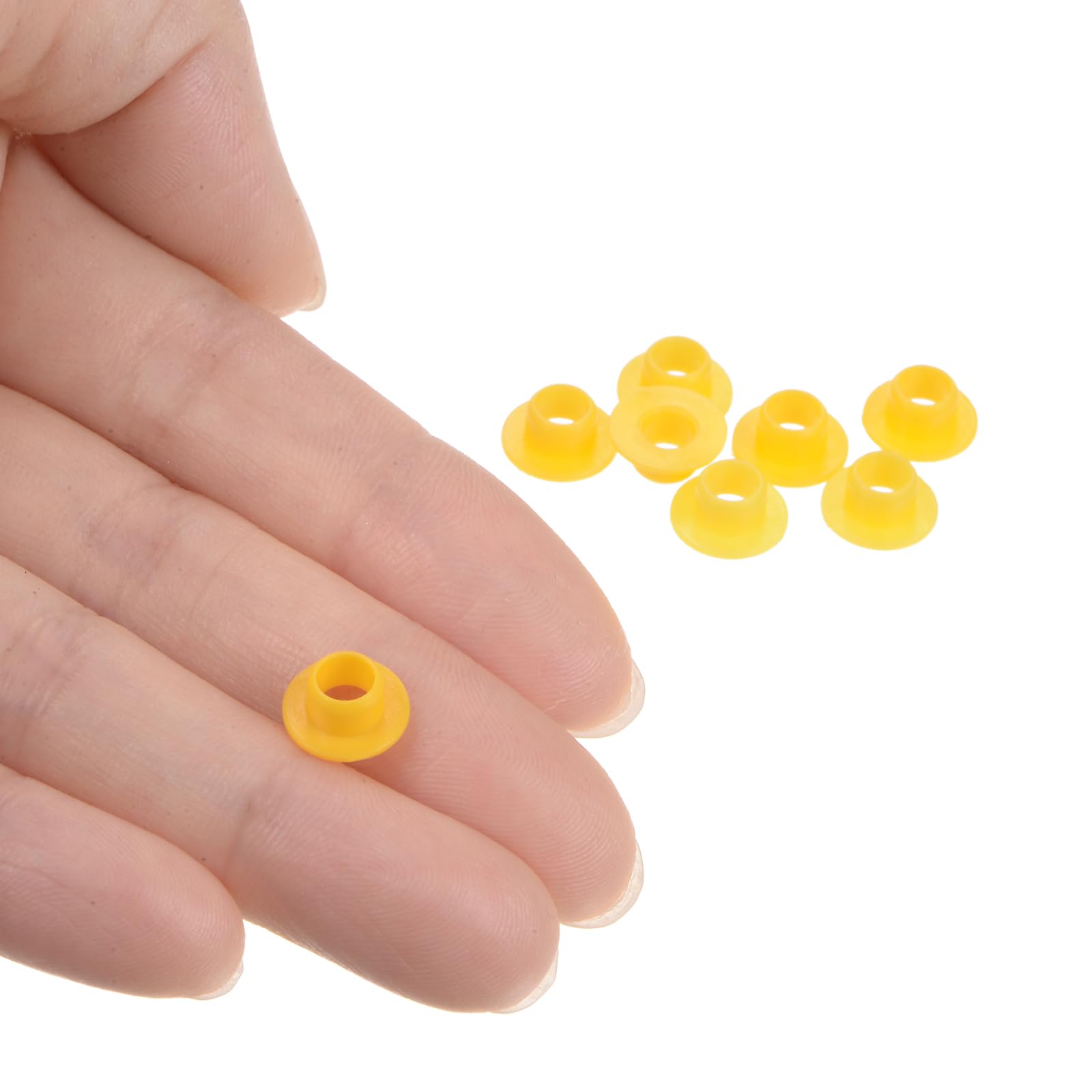 12 Boccole In Nylon Flangiate 8mm - Per Alberi, Applicazioni Lineari, Autolubrificanti - Foto 5