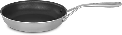 KitchenAid Sartén antiadherente de acero inoxidable de tres capas de 10 pulgadas, mediana