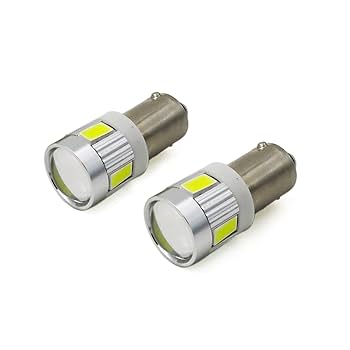 Hi-STA  BA9S LED 白色 24V 80個 楽天市場】24V 角マーカー球 LED BA9S 5連 10個セット G14 白 赤
