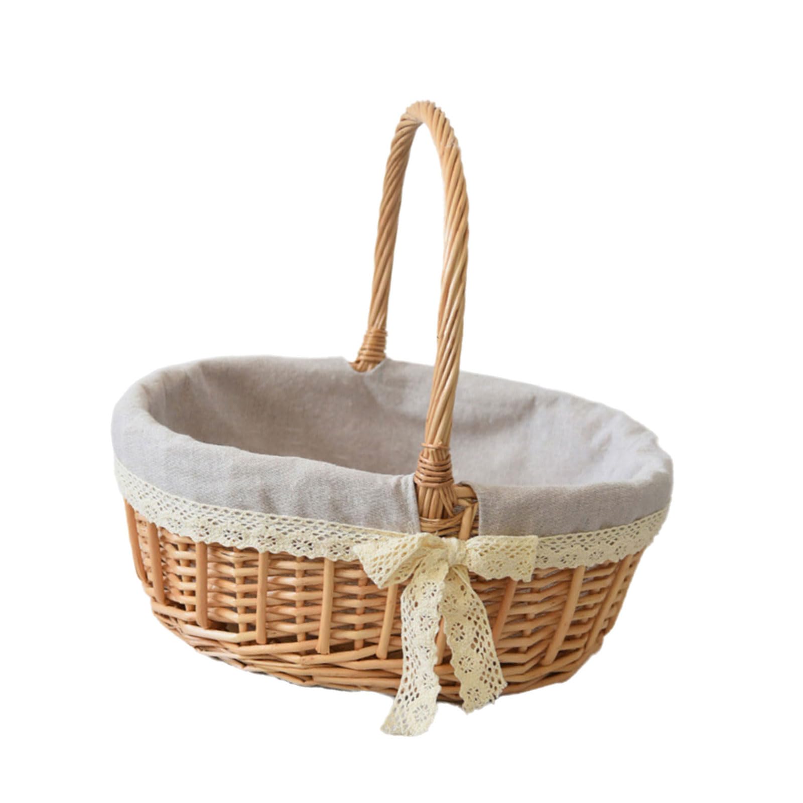 Kalttoy A Sturdy Handwoven Basket Ccessory For Various Occasions From Grocery Runs To Weekends Getaways Home Organization Picnics Handbasket