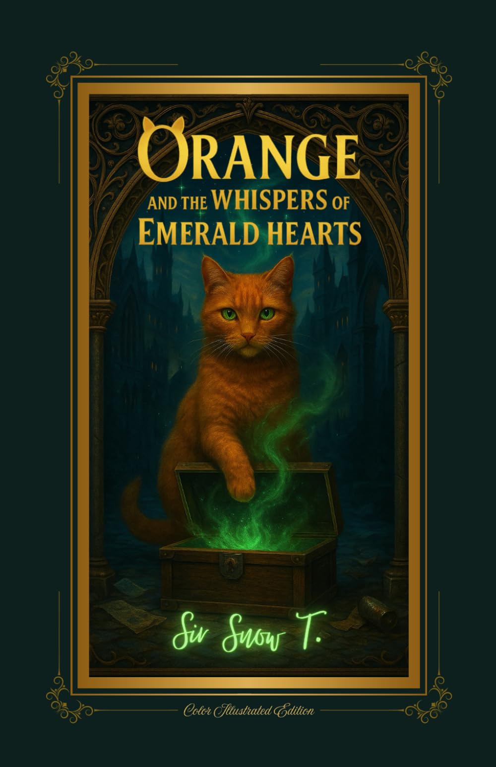 Orange and the Whispers of Emerald Hearts: Color Illustrated Edition