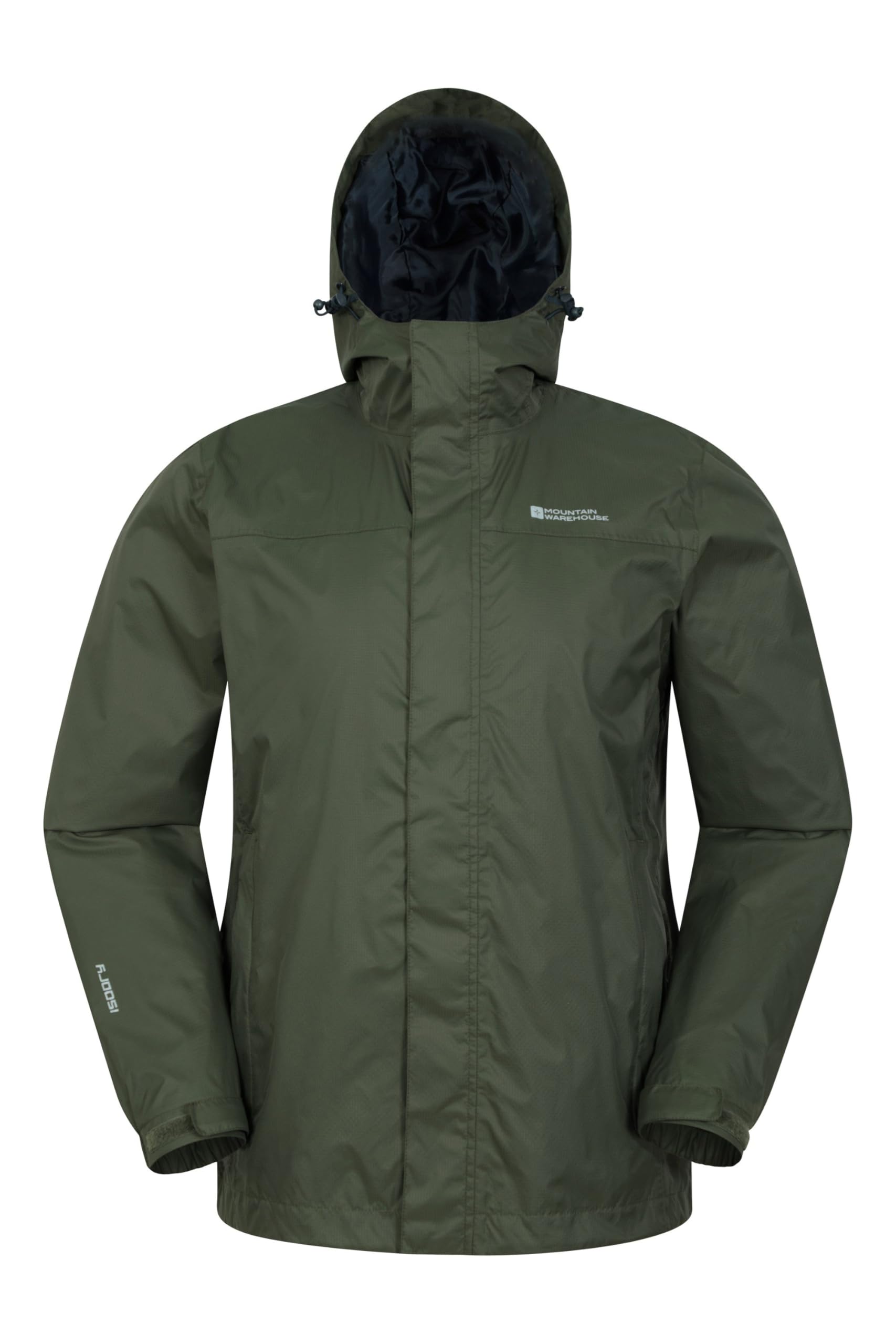 Mountain Warehouse Torrent Mens Waterproof Rain Jacket Dark Kha XXL