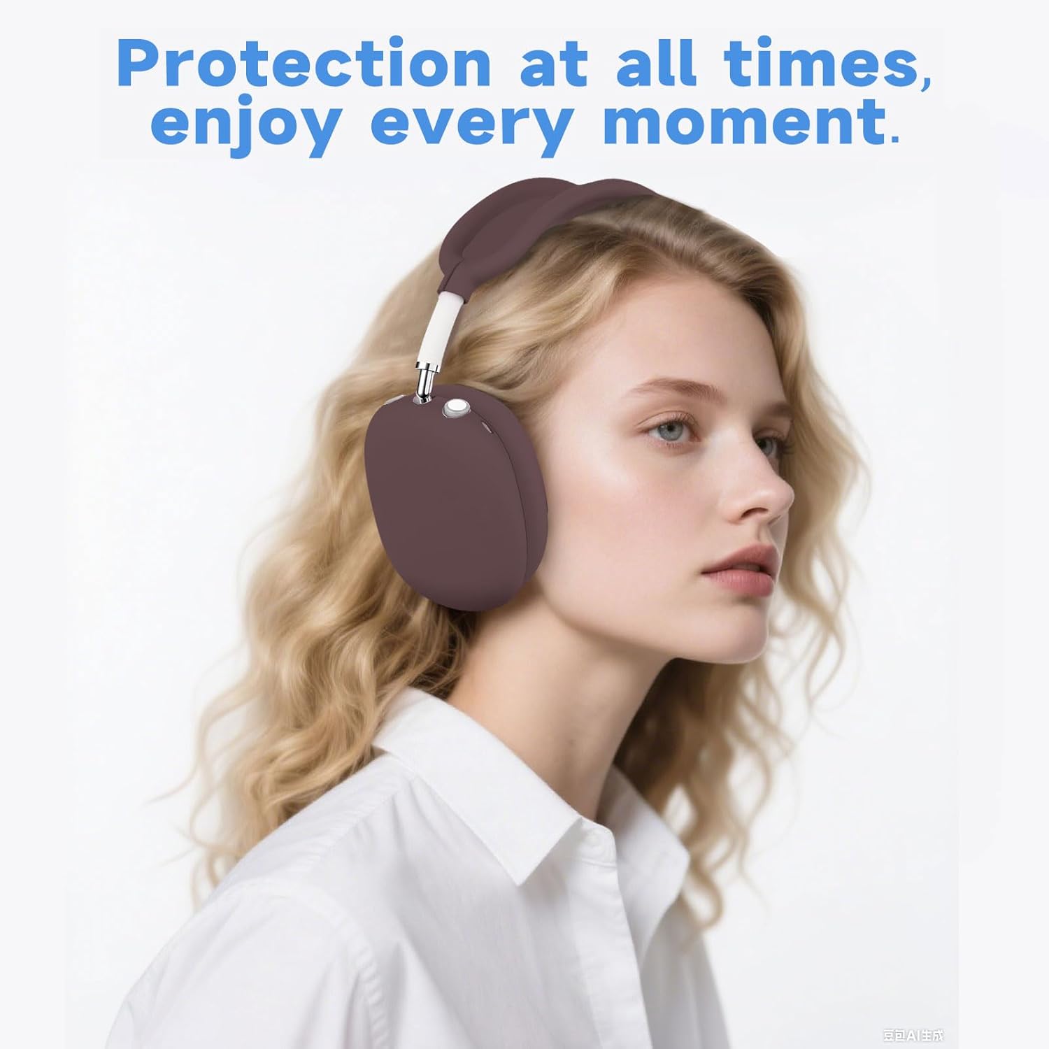 [4 in 1] Case for Airpods Max Headphones, for Airpods Max Ear Cup Covers/Headband Cover/Max Headband Pad(USB-C/Lightning)(2024/2020), Silicone Cover for Apple Airpod Max, Accessories Cases (Wine Red) - Image 7