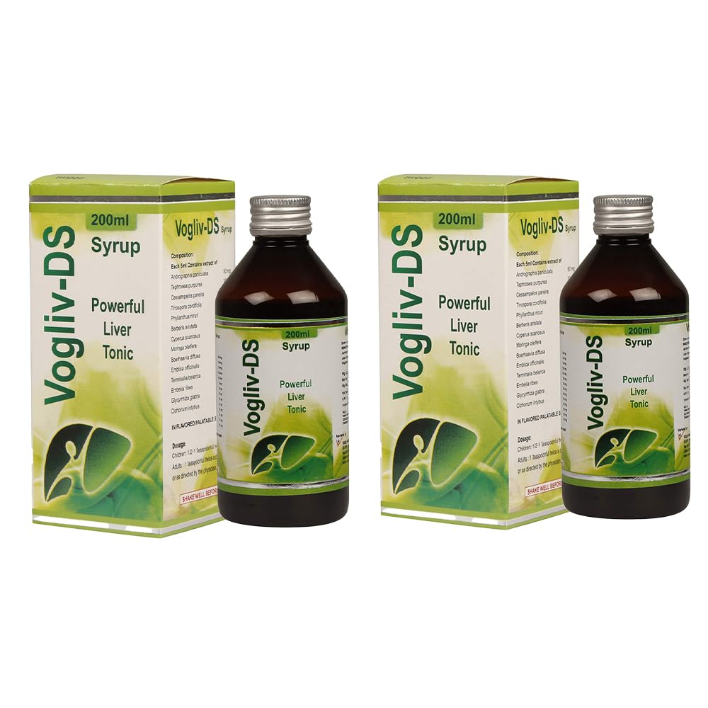 Vogue Wellness Vogliv-DS Syrup | Ayurvedic Herbal Liver Tonic for Healthy Liver, Digestion & Appetite Support | Natural Detox & Vitality Booster | 200 ml (Pack of 2)-picture-26
