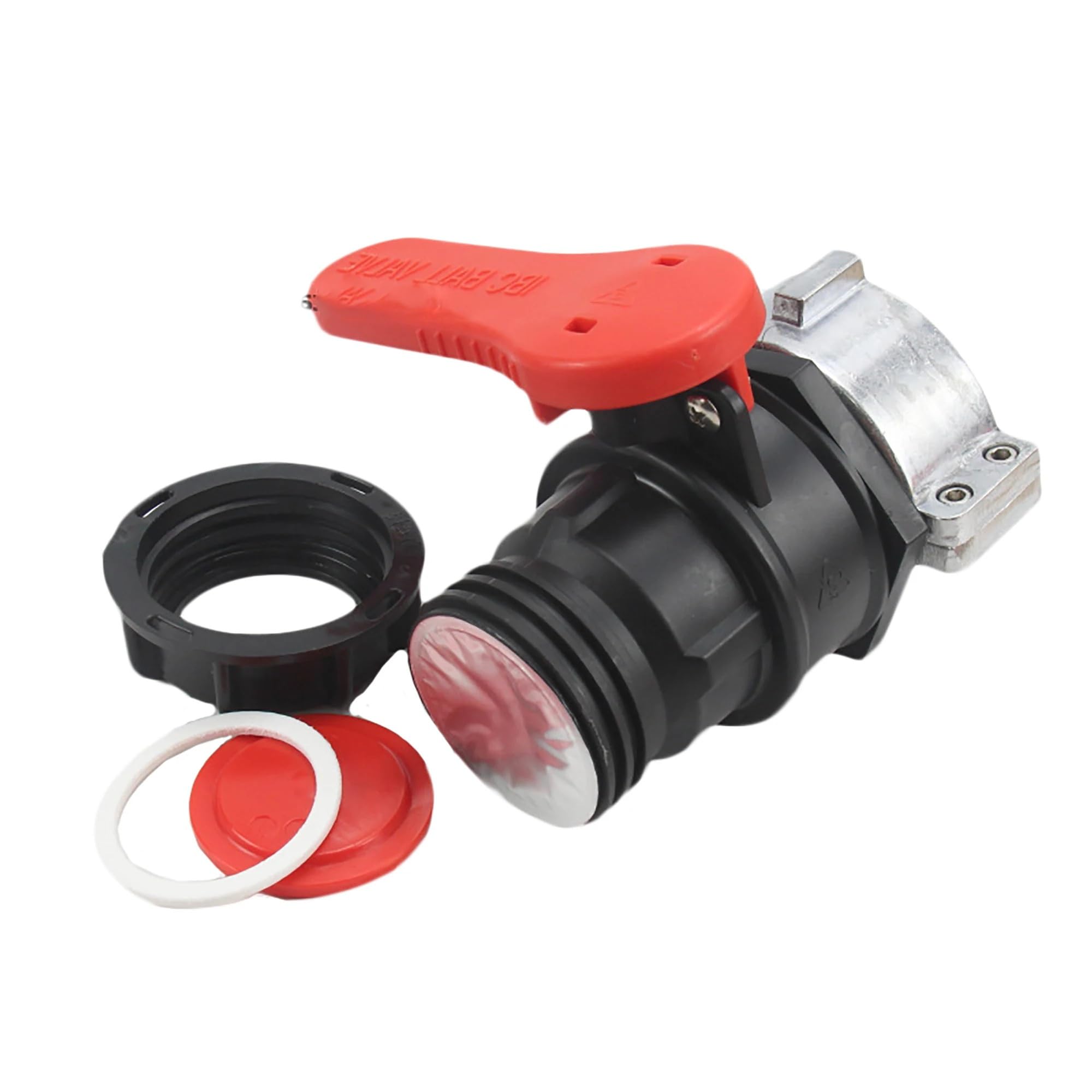 Adapter do pojemnika IBC 75 mm, wytrzymały, S75X60, zawór kulowy z gwintem grubym, adapter zbiornika(4233)