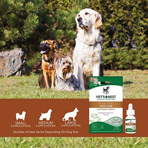 Vet's Best Flea and Tick Spot-on Drops | Topical Flea Treatment Drops for Dogs | Flea killer with Certified Natural Oils… - Image 4