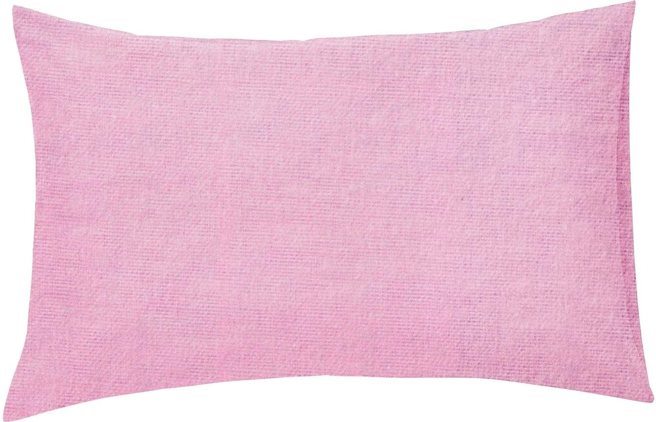 Rayyan Linen Pink Thermal Flannelette Flat Sheet 100% Cotton Brushed Luxury Soft Flat Bed Sheet Or Pillowcases (, Pillowcase Pair)