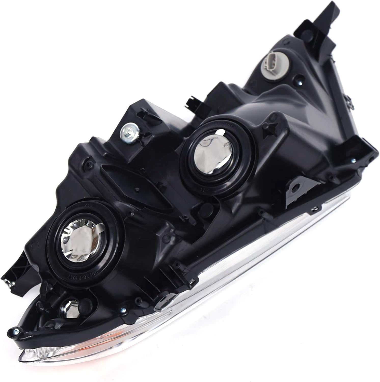 For Toyota Venza 2009 2010 2011 2012 2013 2014 2015 2016 Halogen Headlights Assembly, Left Side Driver Side Headlight, OE Replacement Clear Lens Headlamps