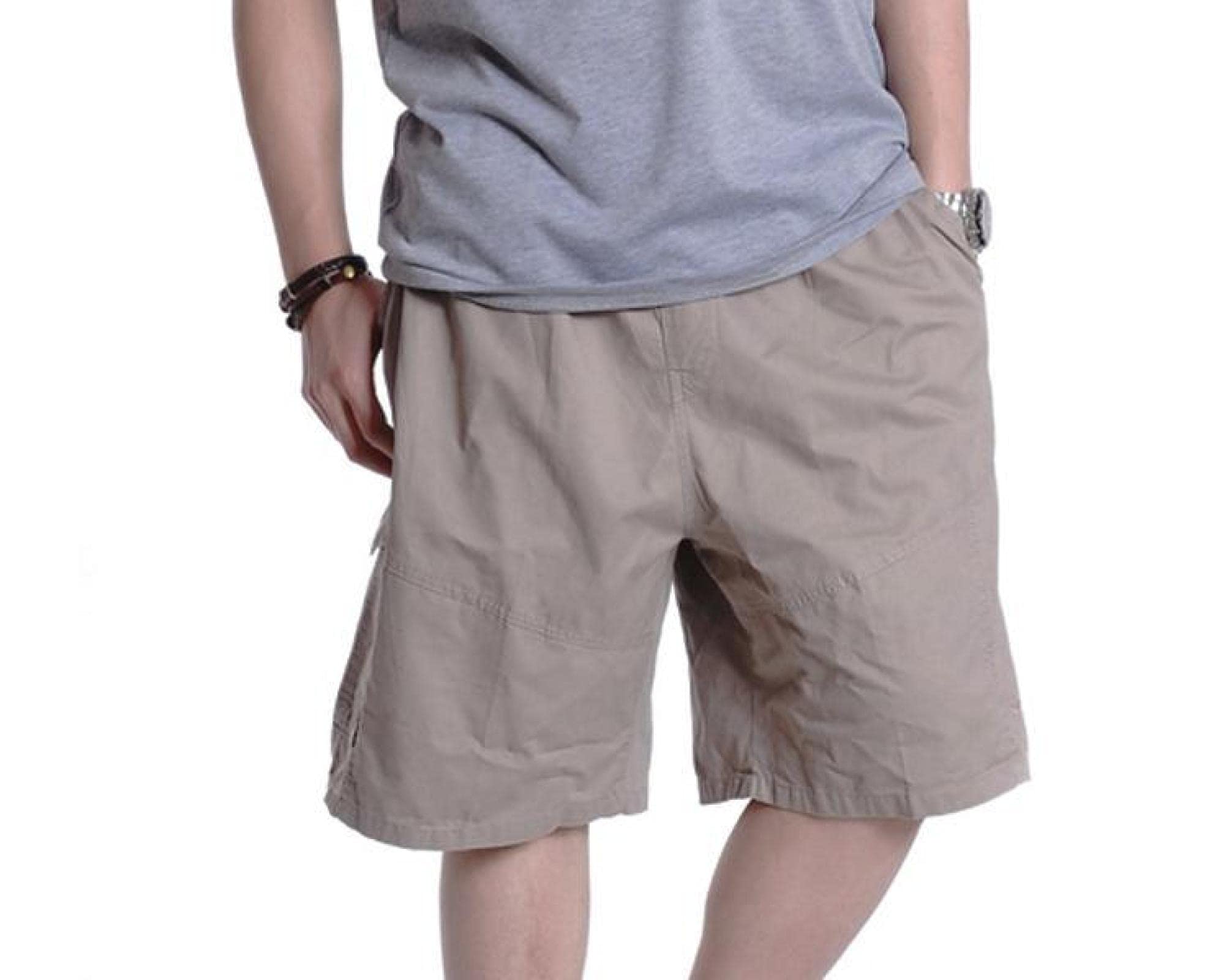 Pantalones Cortos Los Hombres De La Moda De Verano Bolsillos Casuales Sueltos para Hombre Pantalones Cortos