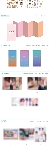 Miniatura 3 de TXT Minisodio 1: Blue Hour 3er Mini álbum R versión CD+128p PhotoBook+2p Pegatina+Papel lírico+43p detrás del libro+1p PhotoCard+1p Postal