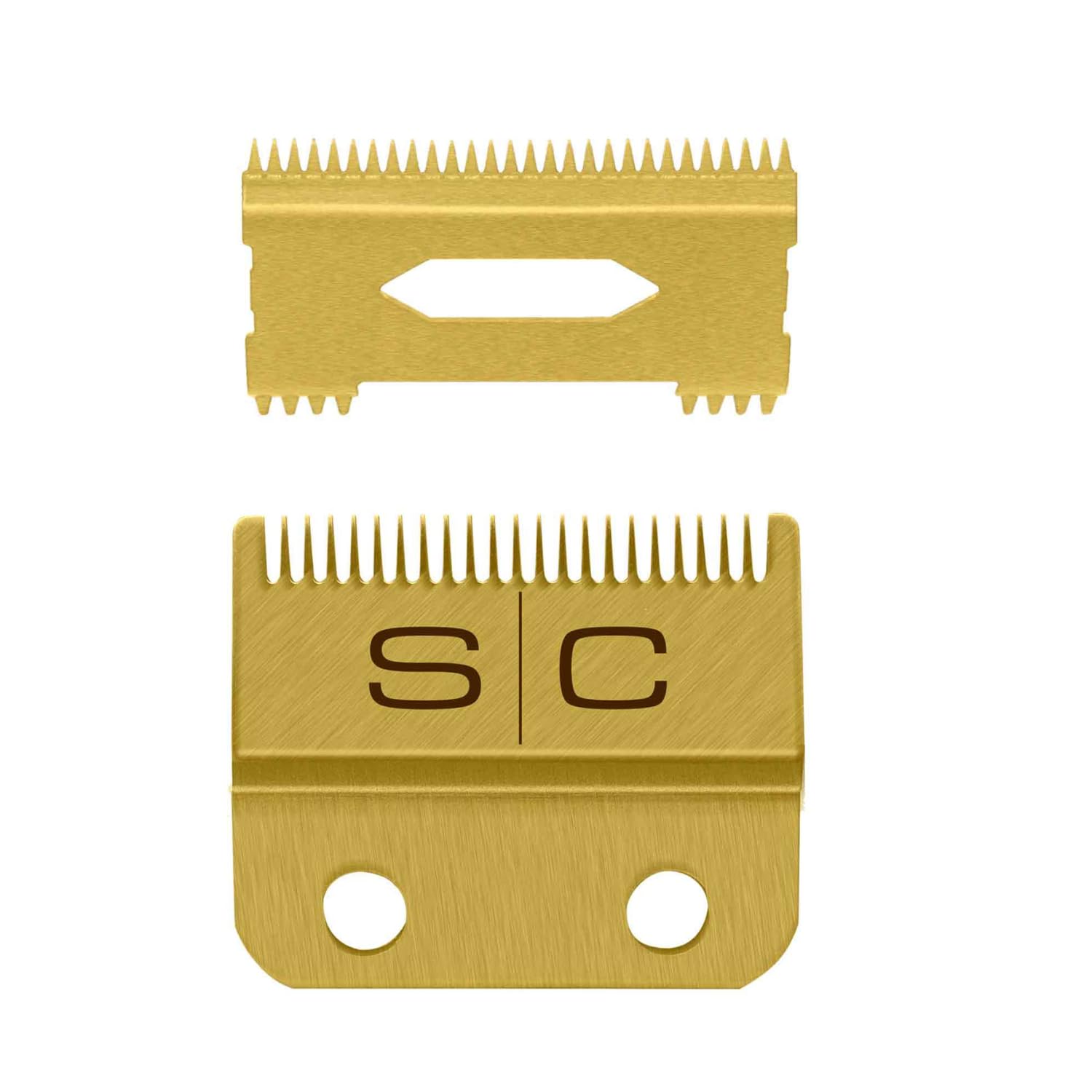 Fade Gold Blade + Slim Deep Gold Blade for Clipper, Replacement Blade for Clipper, Original Accessory, Compatible with Gamma+ and Stylecraft