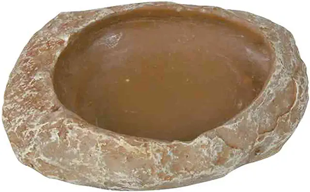 Trixie 76180 Reptilien-Futter- & Wasserschale für Ameisen-Terrarium, beige, 6×1,5×4,5 cm