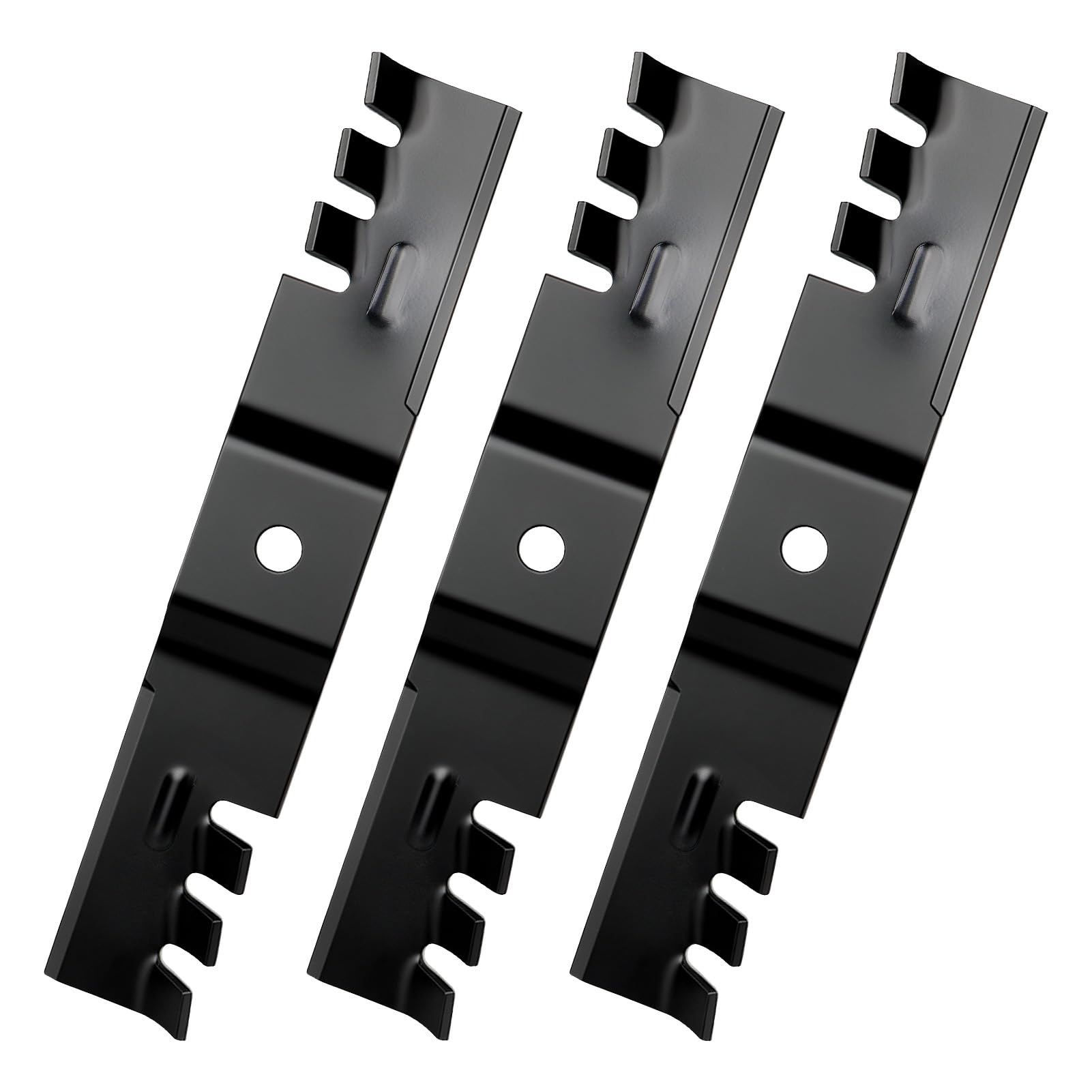 AEagle Cuchilla cortacésped para Cub Cadet 48" cubierta GT2148 Recon Z-Force LZ48 PRO-Z 100 02005017-X 942-04417-X, 3 unidades dentadas