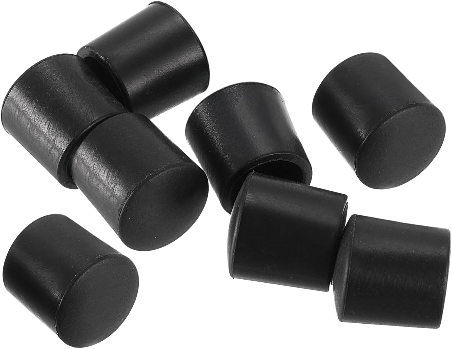 sourcing map Door Stop Bumper Tips, 8Pcs Rubber Door Stopper Tips