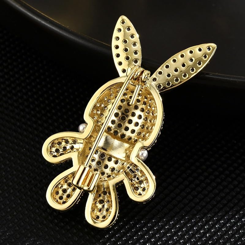 Image of Elegant Pearl Flower Designer Brooch Pins Broches Costume Jewelry For Women Fashion Christmas Gift