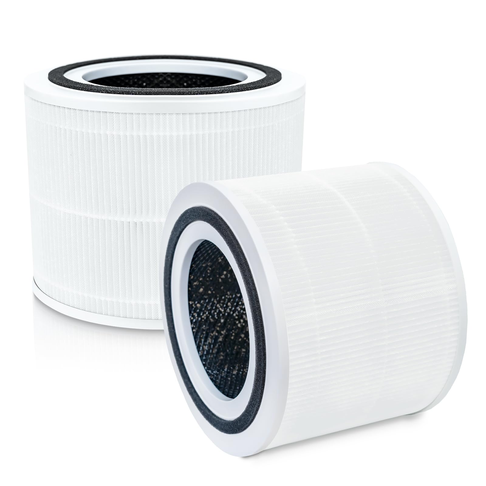 2 Pack True HEPA-14 Replacement Filter Compatible with 240 Air Puri-fier, 3 Stage Filtration System of Nylon Pre-Filter, Activated Carbon Filter and Grade True 14 HEPA Filter