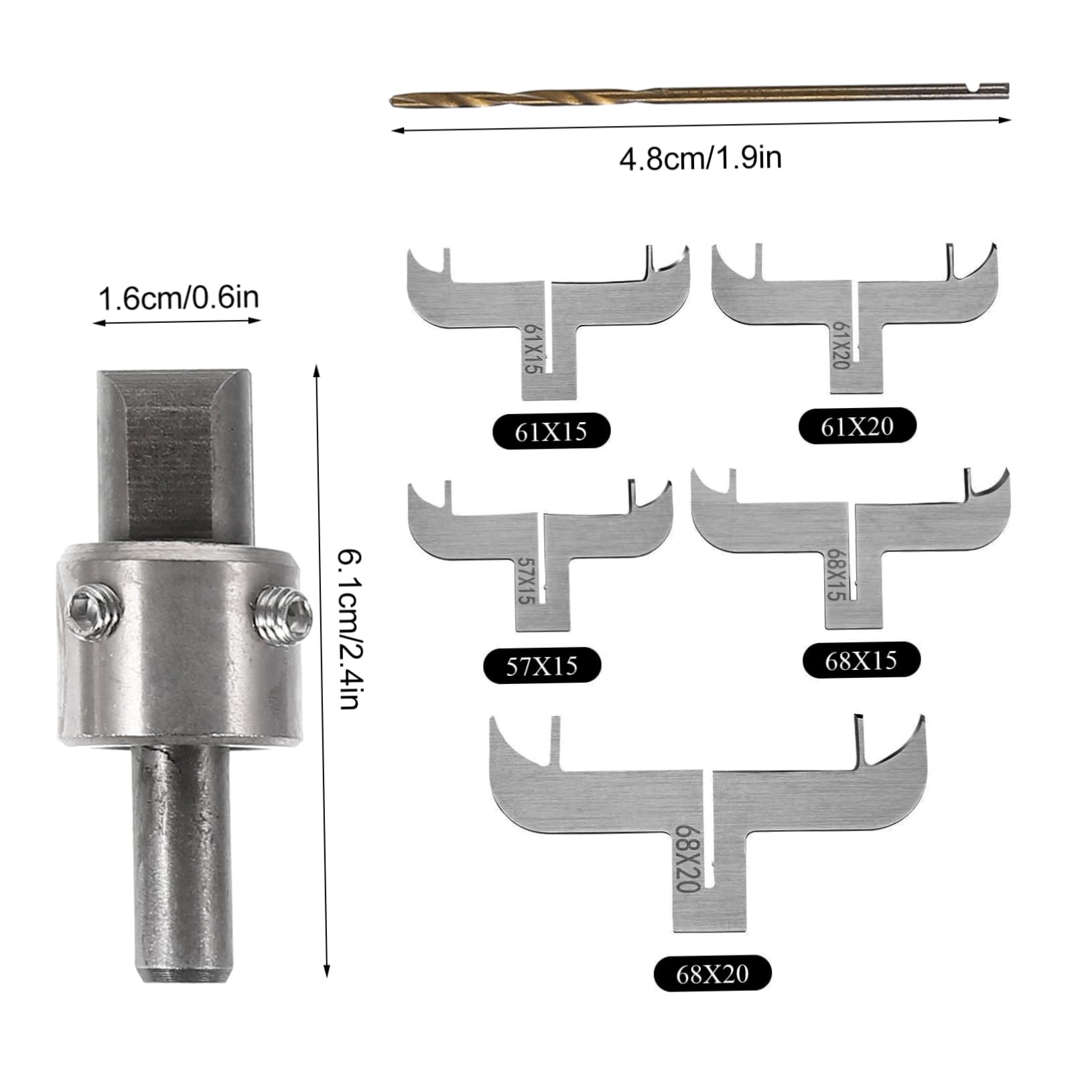 Healifty 1Juego Herramientas de Carpintería con Taladro para Pulseras y Cuentas de Madera Kit de Fresado para DIY para Perforaciones de Madera y Creación de Anillos