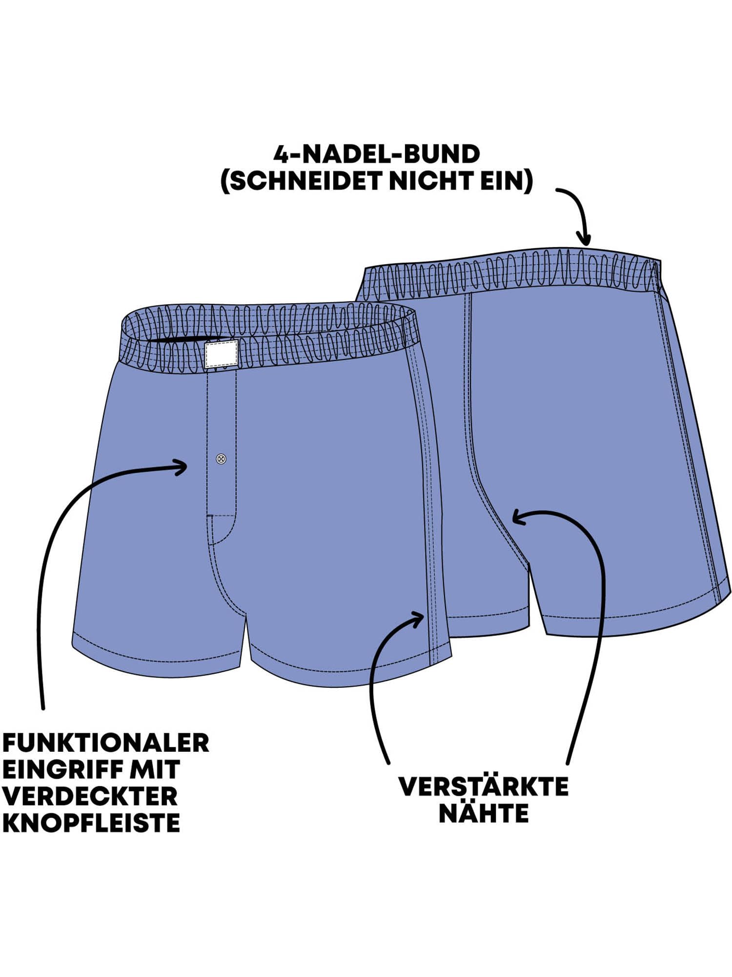 Happy Shorts Bokserki męskie w stylu retro, bawełniane, bielizna, zabawne motywy, wygodne dopasowanie