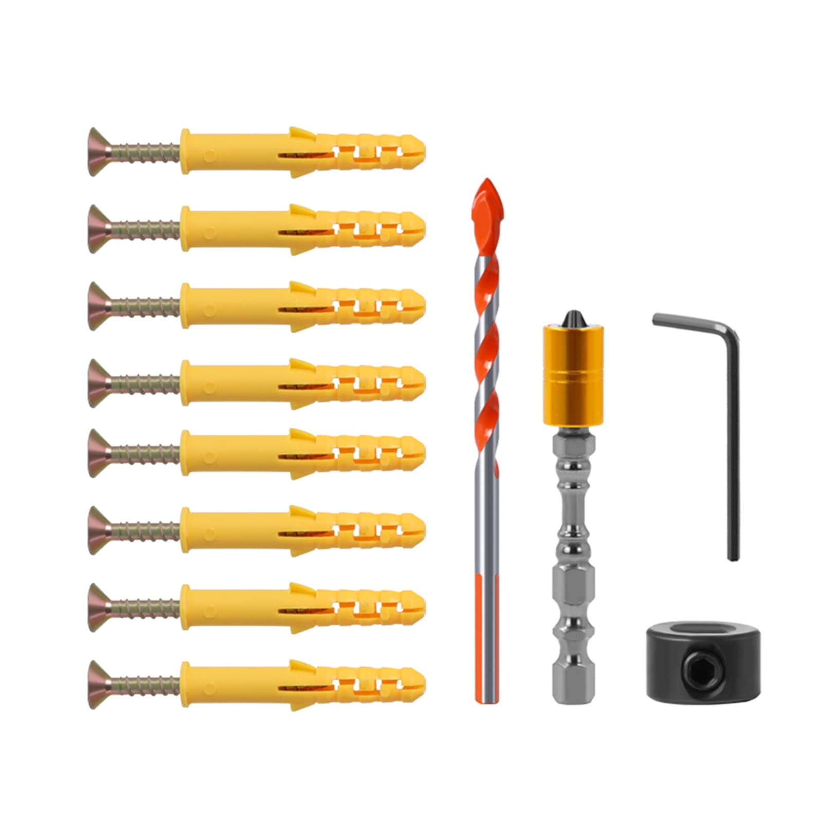 Buy Wall Screws and Anchors Head Screwdriver Bit Plastic