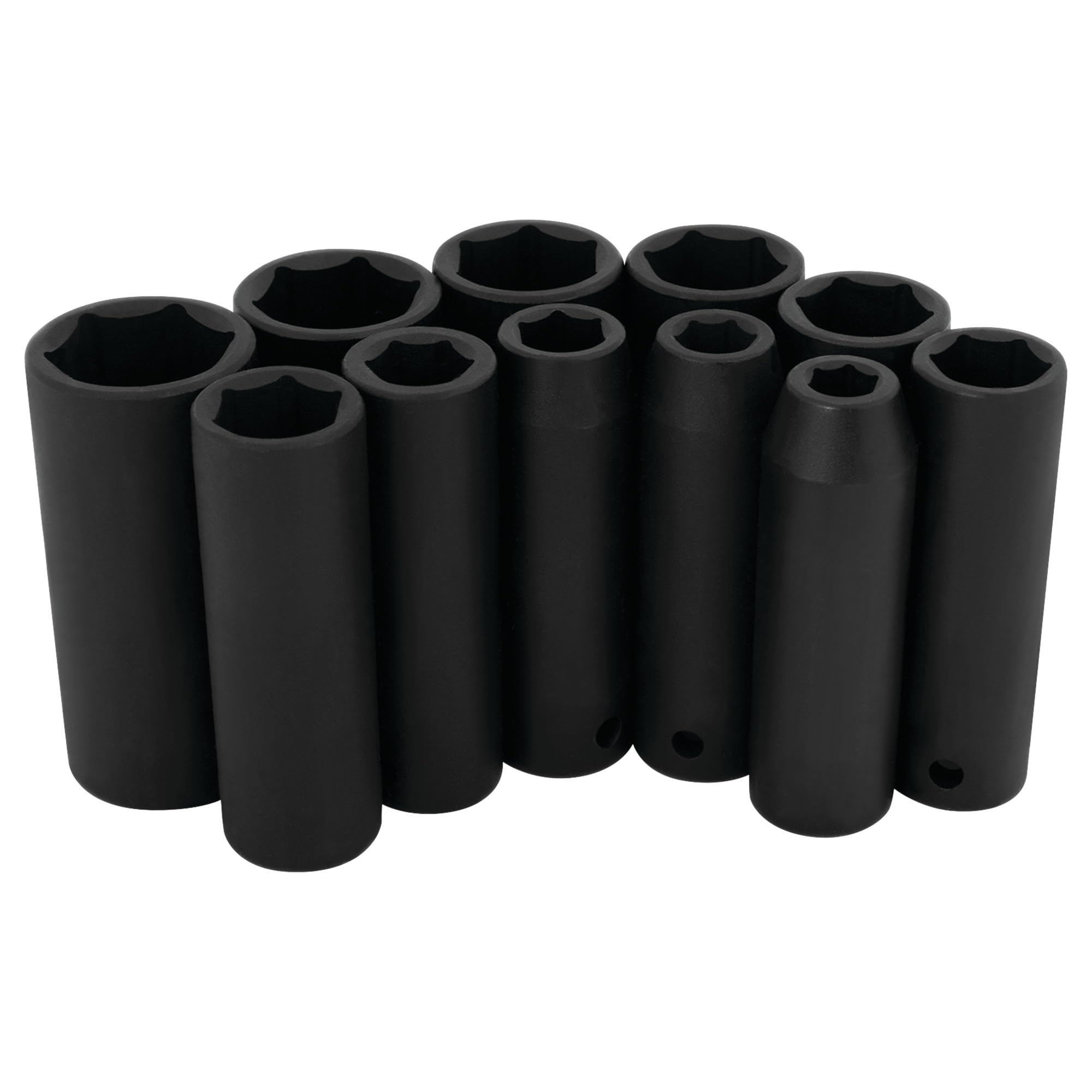 Performance Tool M590DB 11pc 1/2-Inch Drive SAE Deep Wall Impact Socket