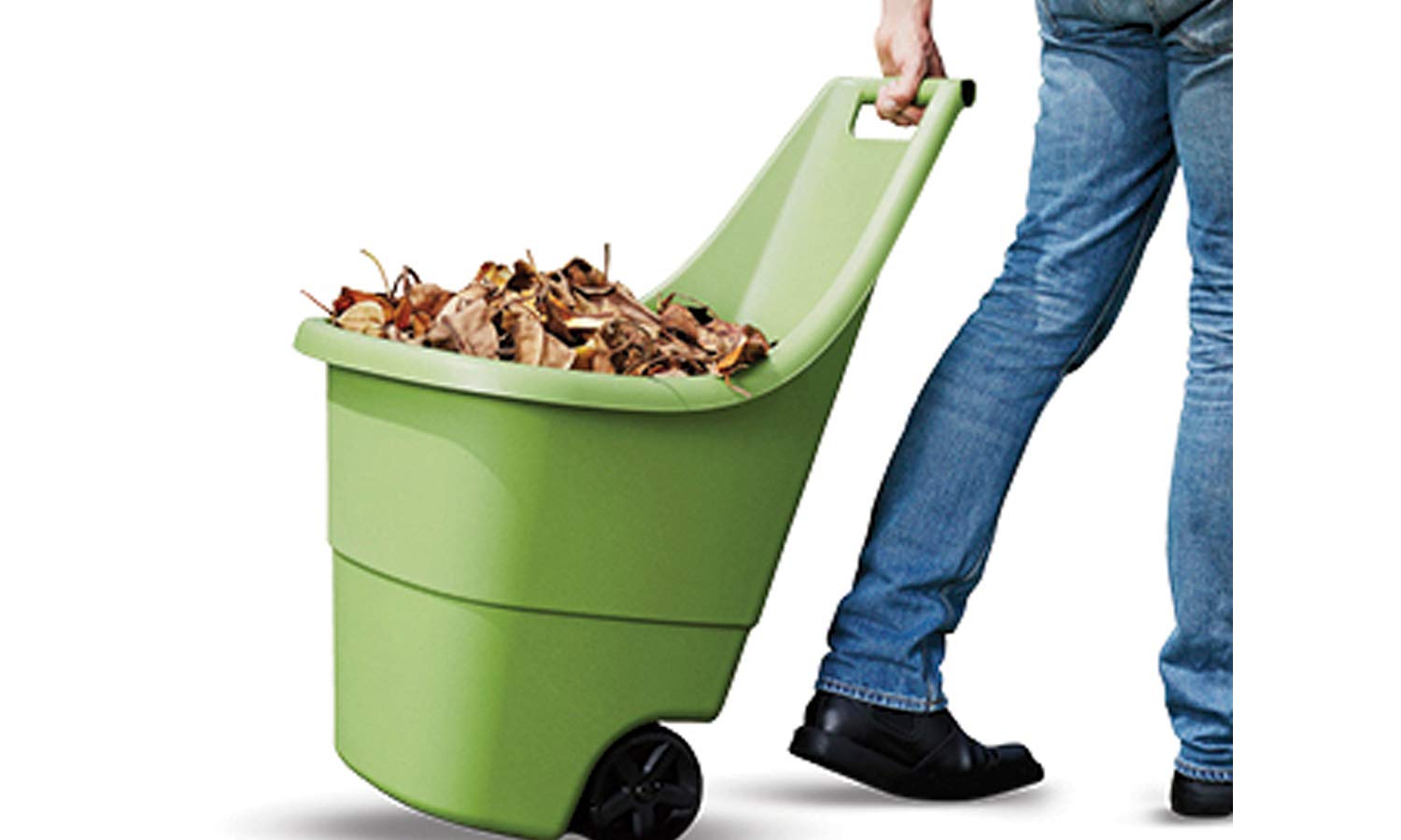 Prosperplast Gartenwagen "Load & Go" 95 L in olivgrün 79,9 x 59,3 x 72,4 cm
