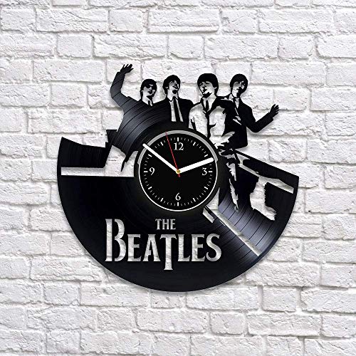 LKCAK Horloge Beatles Horloge Art Mural - Les Beatles, Paul McCartney, John Lennon, RIngo Starr, George Harrison LKCAK Horloge Beatles Horloge Art Mural – Image 3