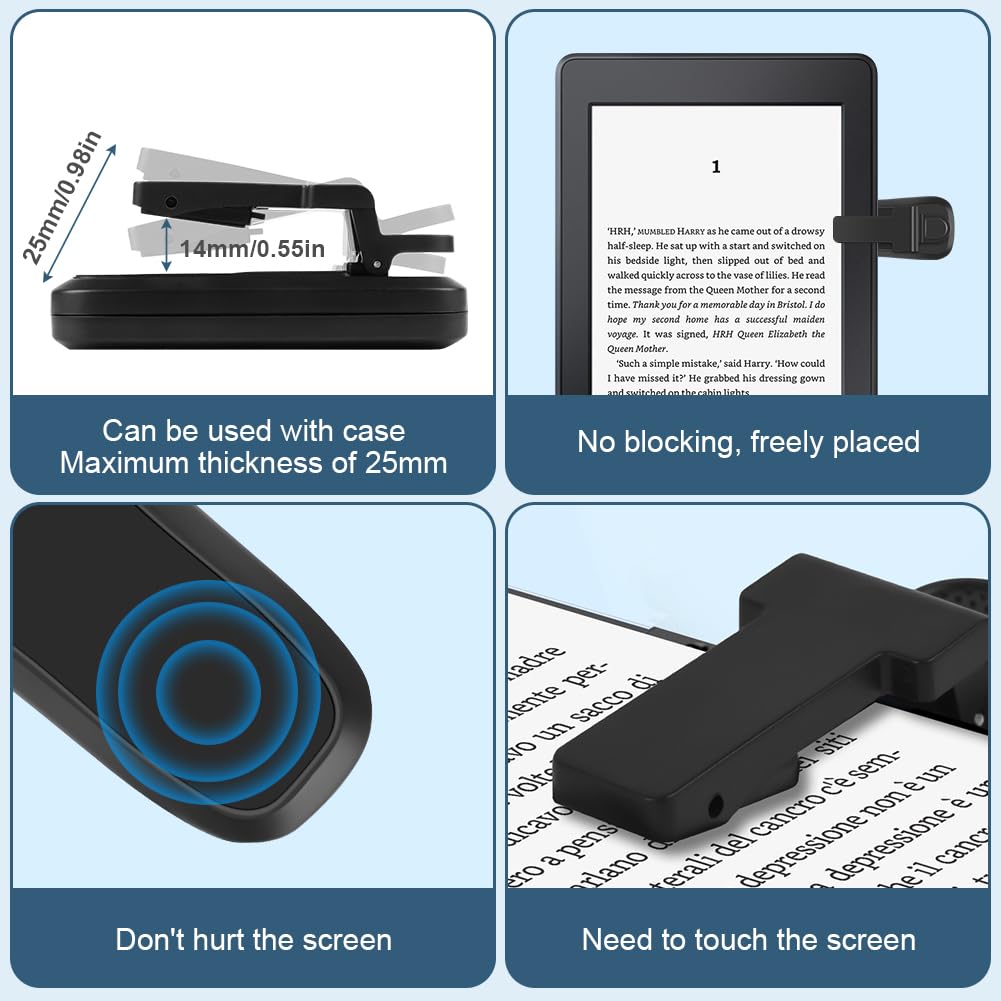 Vicloon Page Turner Remote Control for Kindle Paperwhite Oasis Kobo eReaders iPad iPhone Tablet Android
