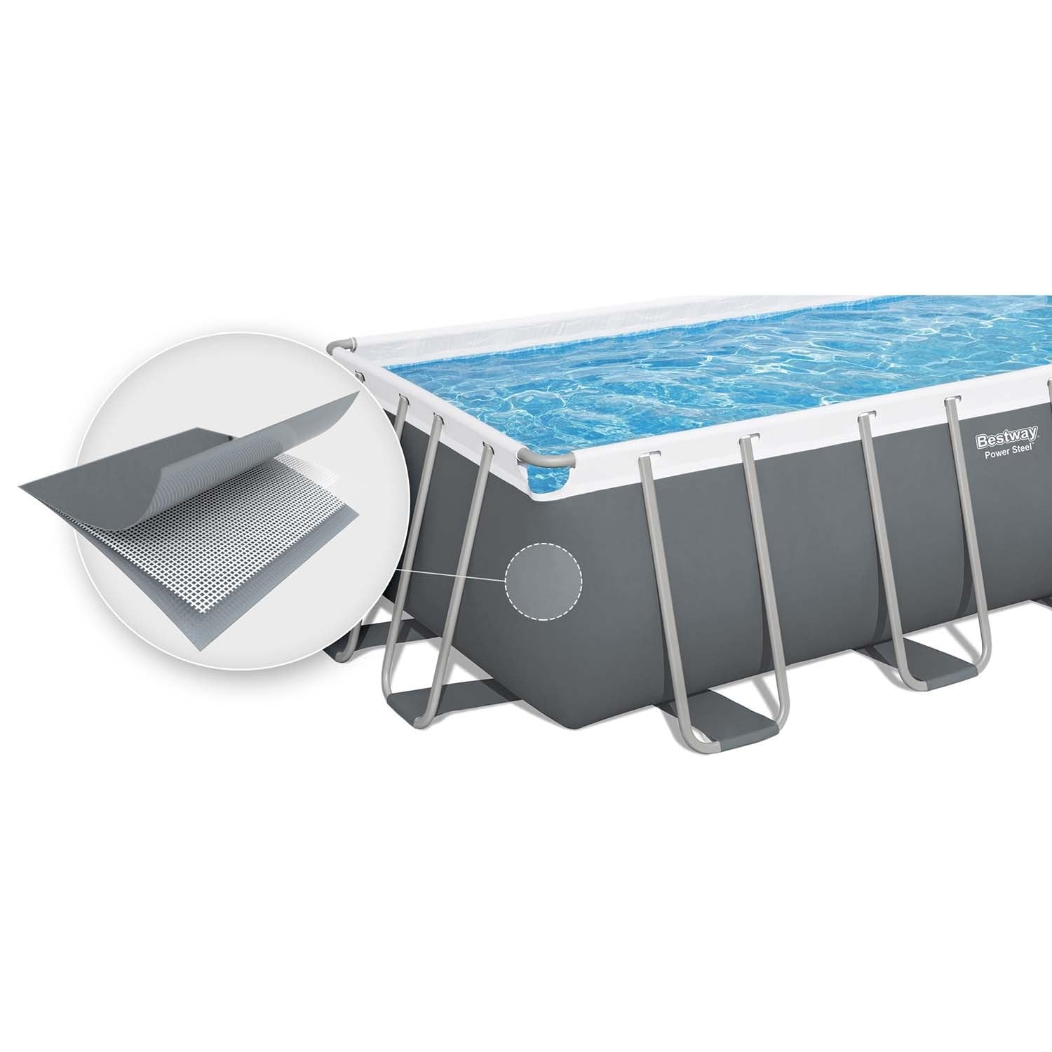 Bestway 56670-3 Piscina Fuori TerraPower Steel da 488x244x122 cm