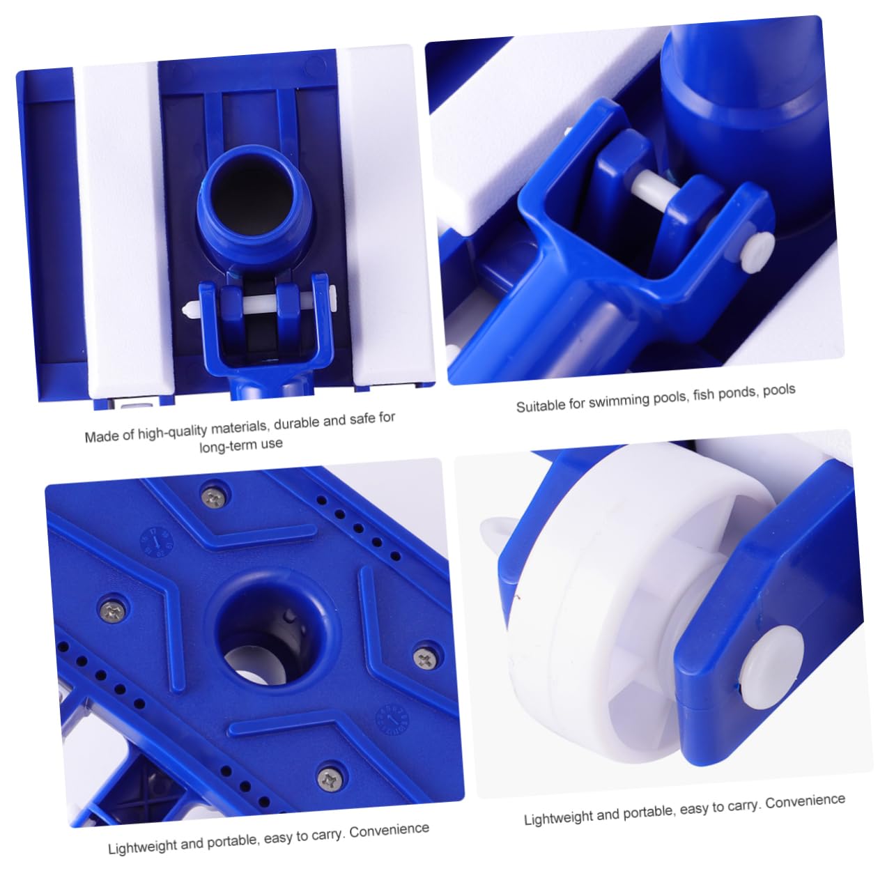 BEBEMOKO 14 Pool Cleaning Brush Pool Sucker Vacuum Head Scrubber Cleaning Tool Swimming Equipment